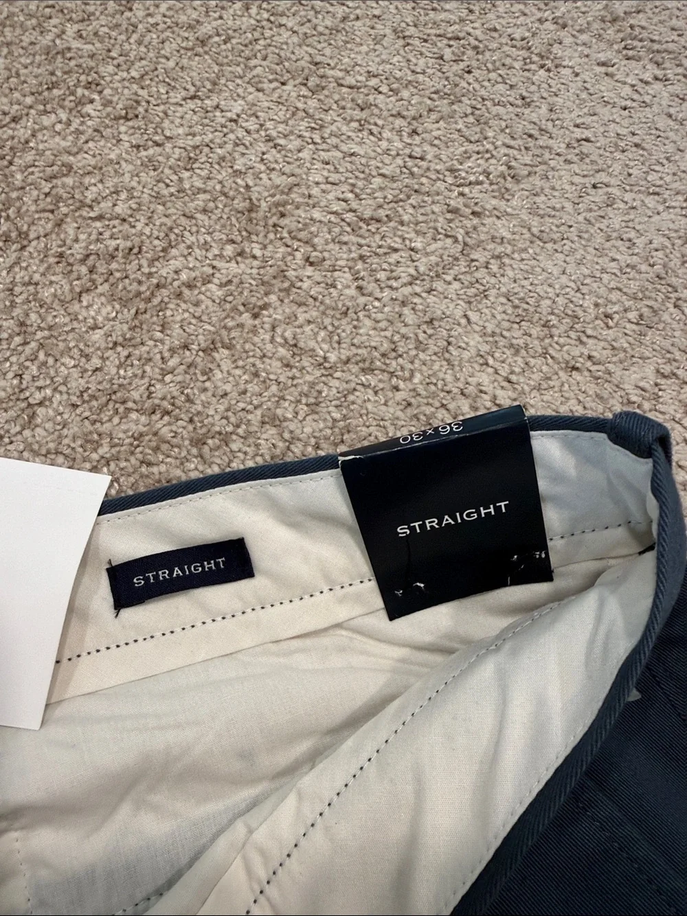 Men’s Size 36x30 J Crew Straight Leg Chino Pants Blue